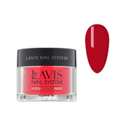 Lavis Acrylic Powder - 221 Cherry Tomato - DTK Nail Supply