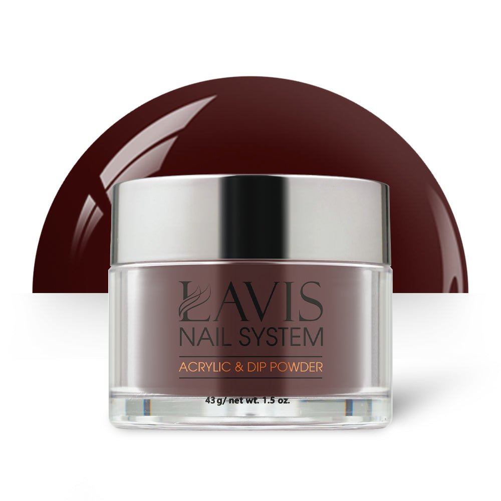 Lavis Acrylic Powder - 242 Brownie Red - DTK Nail Supply