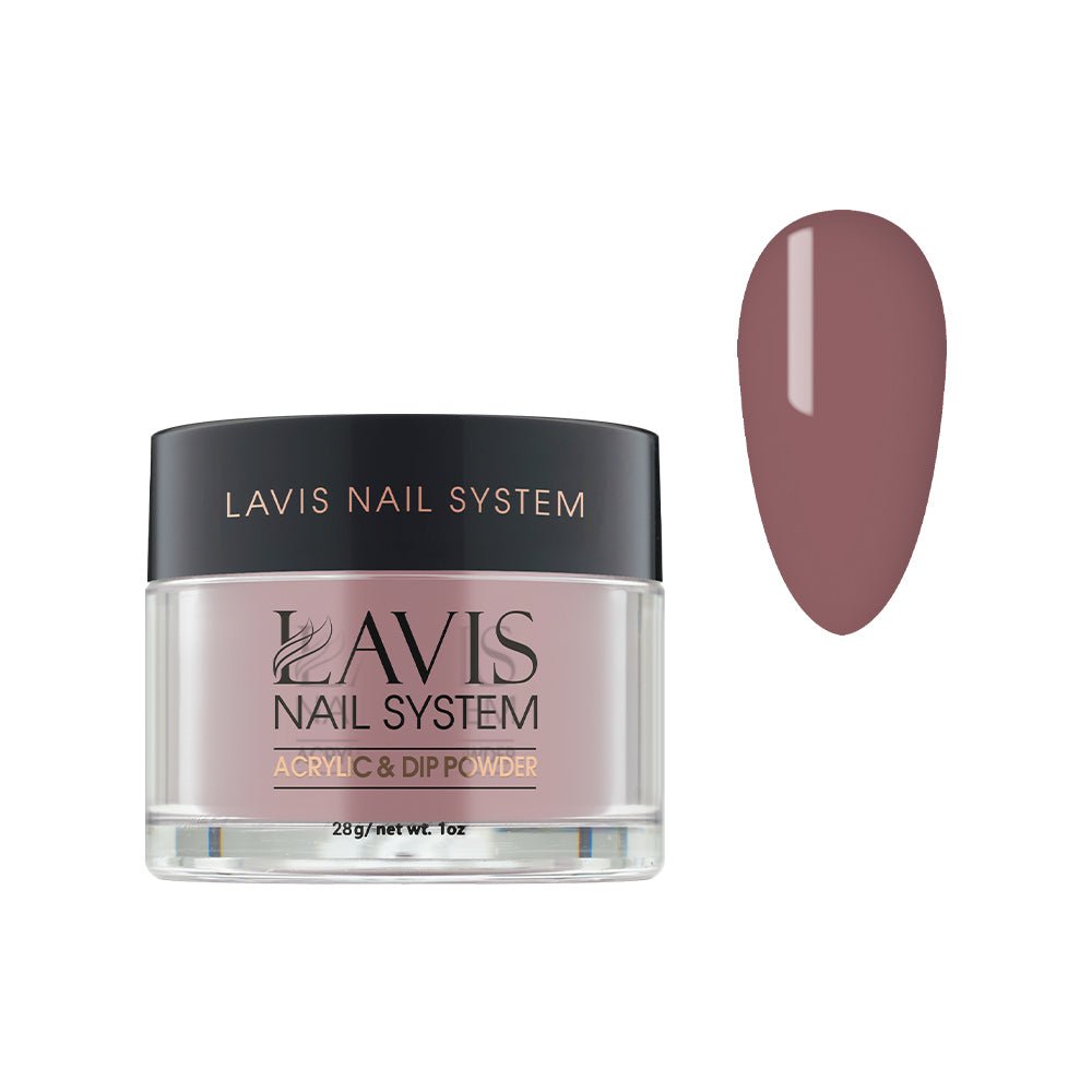 Lavis Acrylic Powder - 256 Old Rose - DTK Nail Supply