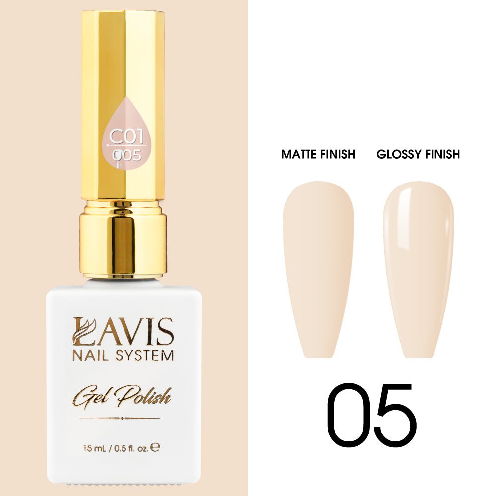 LAVIS C01 - 005 - Gel Polish 0.5 oz - Whimsical Collection - DTK Nail Supply