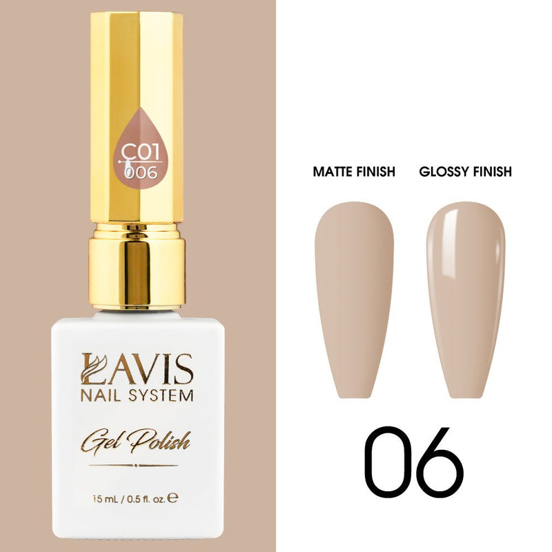 LAVIS C01 - 006 - Gel Polish 0.5 oz - Whimsical Collection - DTK Nail Supply