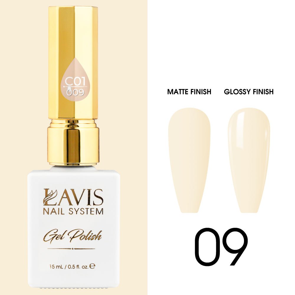 LAVIS C01 - 009 - Gel Polish 0.5 oz - Whimsical Collection - DTK Nail Supply