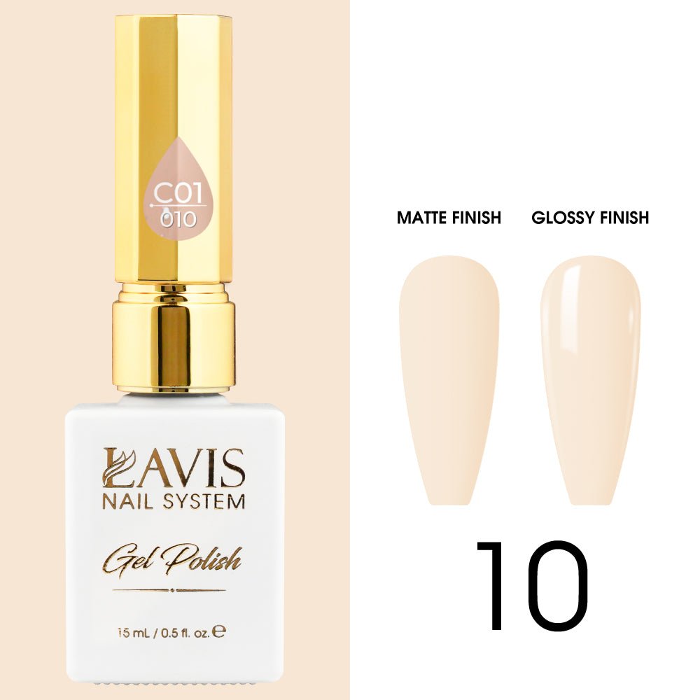 LAVIS C01 - 010 - Gel Polish 0.5 oz - Whimsical Collection - DTK Nail Supply