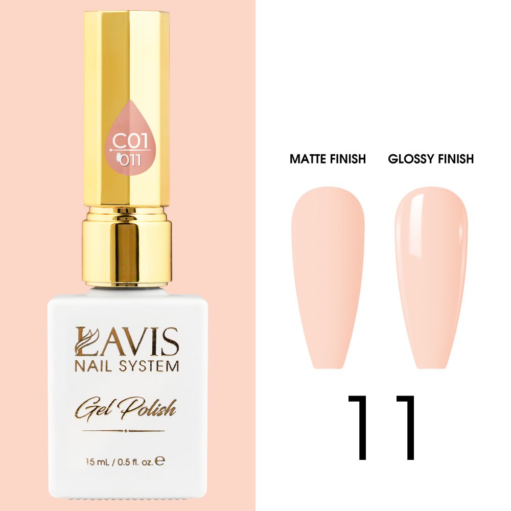 LAVIS C01 - 011 - Gel Polish 0.5 oz - Whimsical Collection - DTK Nail Supply
