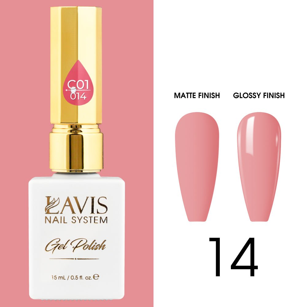 LAVIS C01 - 014 - Gel Polish 0.5 oz - Whimsical Collection - DTK Nail Supply