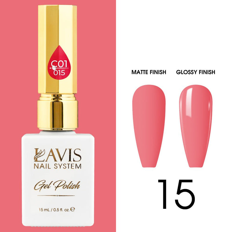 LAVIS C01 - 015 - Gel Polish 0.5 oz - Whimsical Collection - DTK Nail Supply