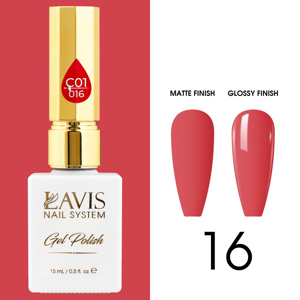 LAVIS C01 - 016 - Gel Polish 0.5 oz - Whimsical Collection - DTK Nail Supply