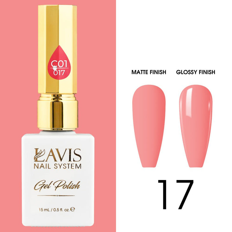 LAVIS C01 - 017 - Gel Polish 0.5 oz - Whimsical Collection - DTK Nail Supply