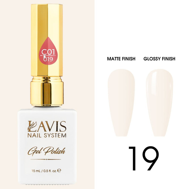 LAVIS C01 - 019 - Gel Polish 0.5 oz - Whimsical Collection - DTK Nail Supply