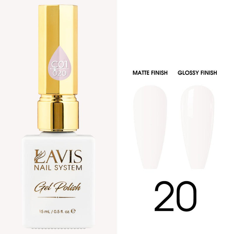 LAVIS C01 - 020 - Gel Polish 0.5 oz - Whimsical Collection - DTK Nail Supply