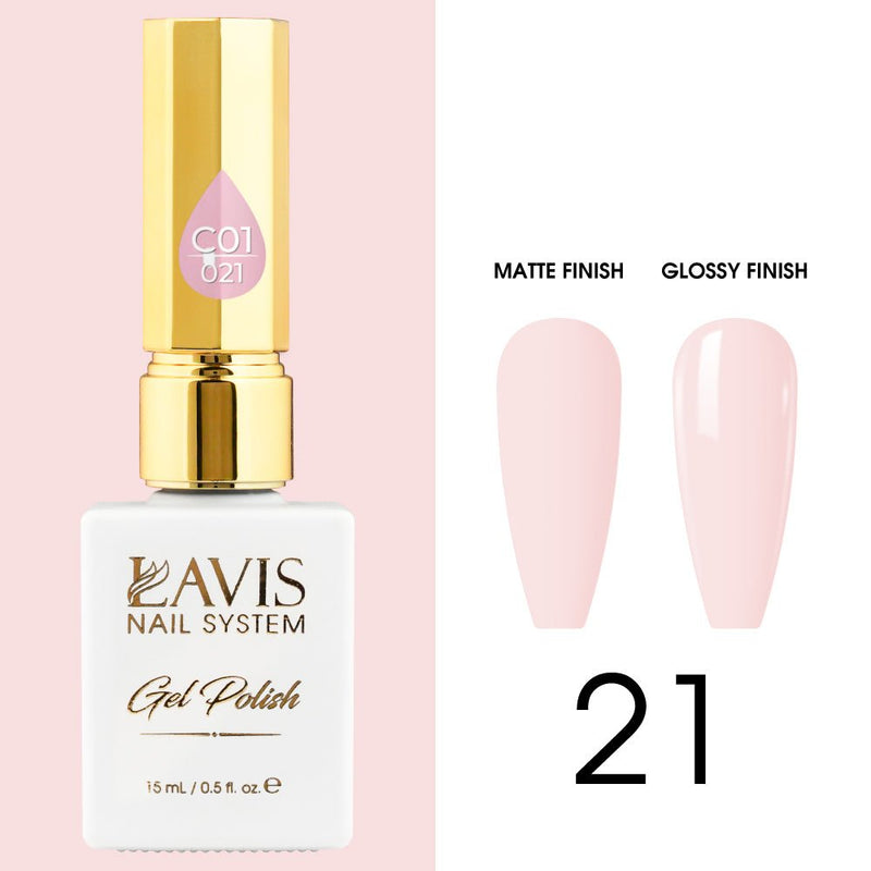 LAVIS C01 - 021 - Gel Polish 0.5 oz - Whimsical Collection - DTK Nail Supply
