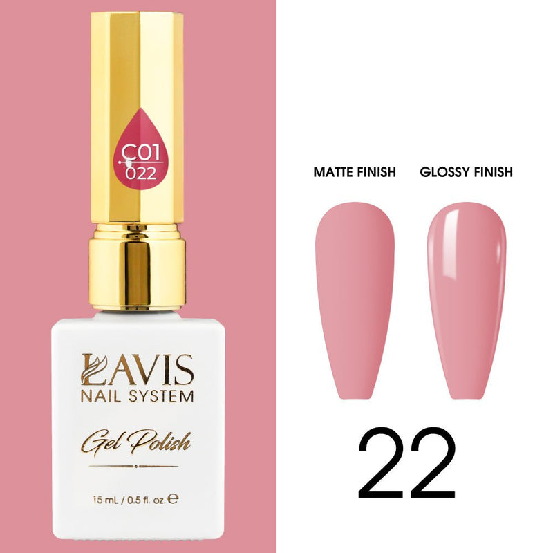 LAVIS C01 - 022 - Gel Polish 0.5 oz - Whimsical Collection - DTK Nail Supply
