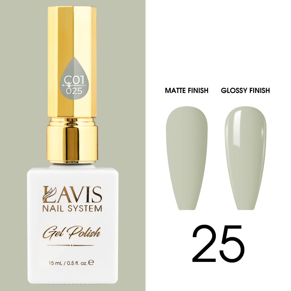 LAVIS C01 - 025 - Gel Polish 0.5 oz - Whimsical Collection - DTK Nail Supply
