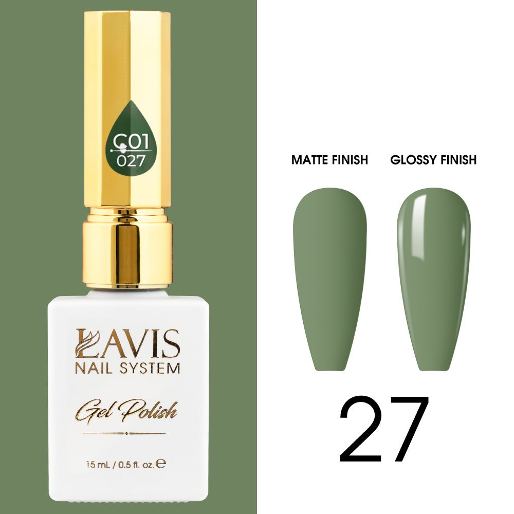 LAVIS C01 - 027 - Gel Polish 0.5 oz - Whimsical Collection - DTK Nail Supply