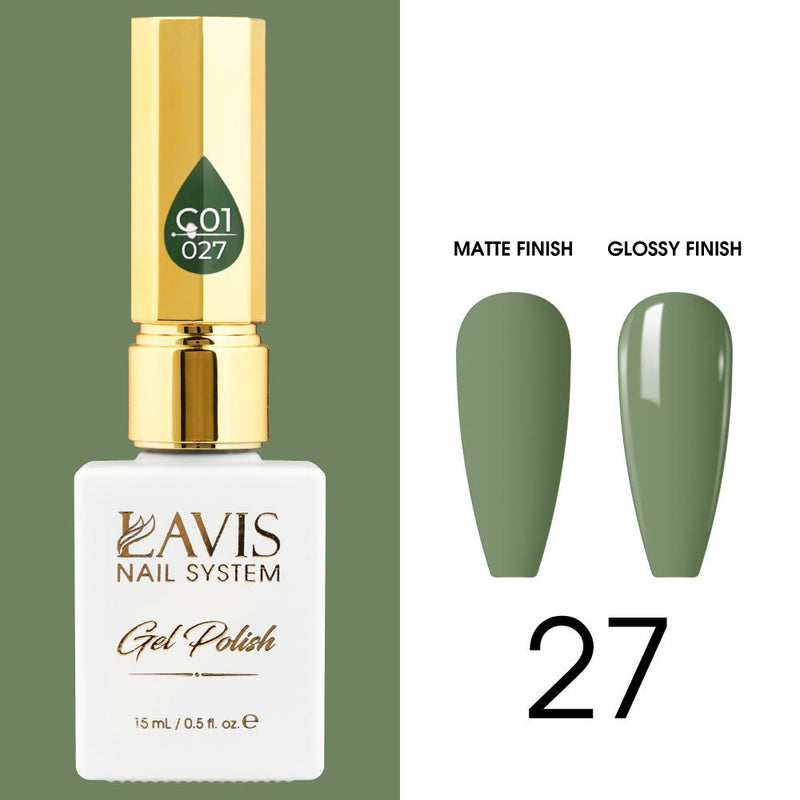 LAVIS C01 - 027 - Gel Polish 0.5 oz - Whimsical Collection - DTK Nail Supply