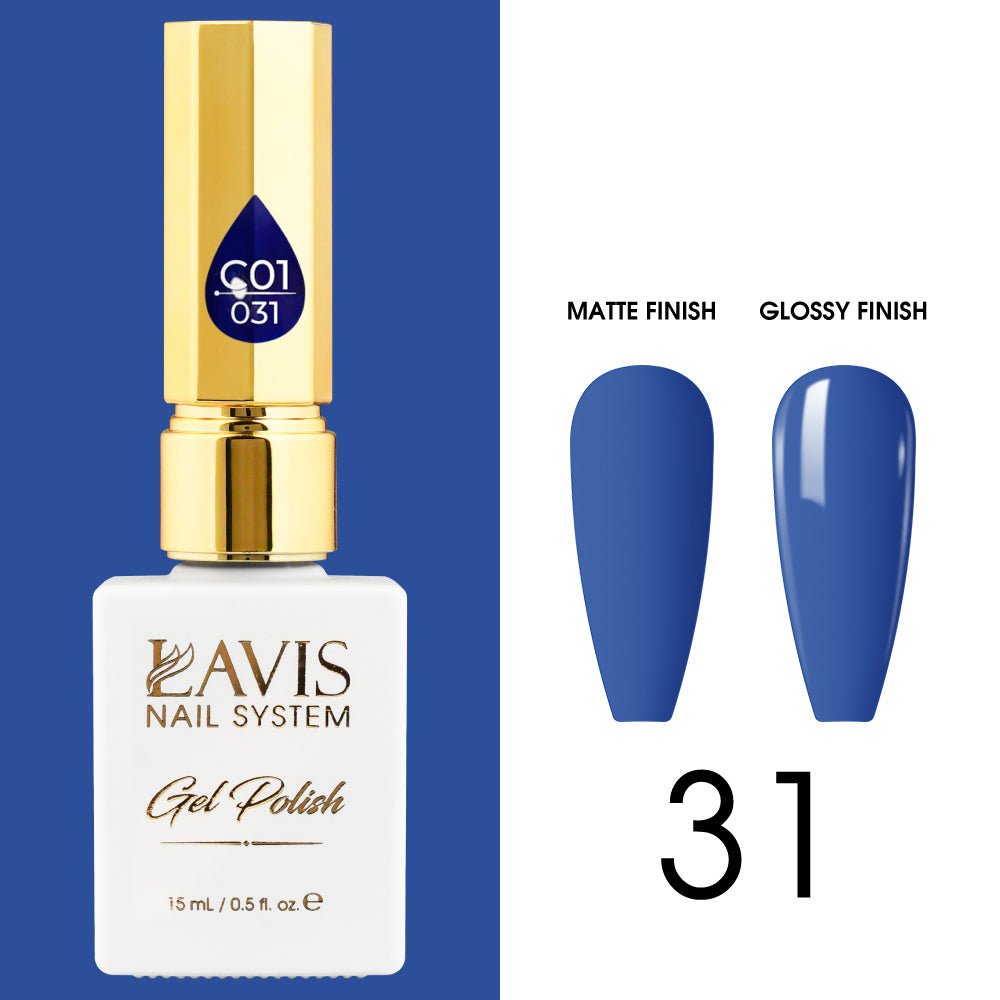 LAVIS C01 - 031 - Gel Polish 0.5 oz - Whimsical Collection - DTK Nail Supply