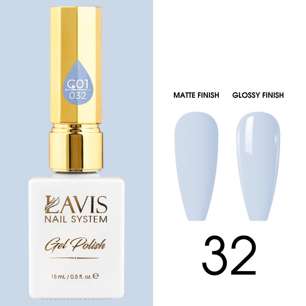 LAVIS C01 - 032 - Gel Polish 0.5 oz - Whimsical Collection - DTK Nail Supply