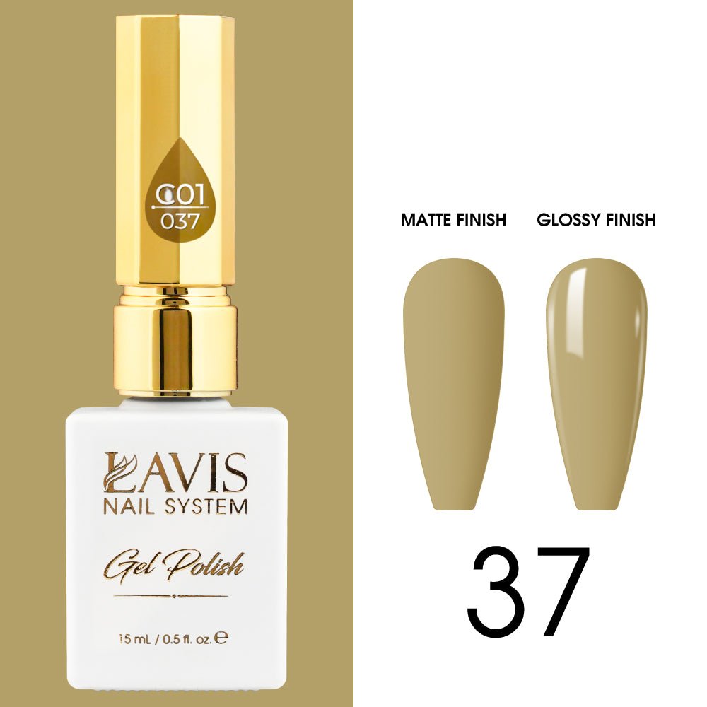 LAVIS C01 - 037 - Gel Polish 0.5 oz - Whimsical Collection - DTK Nail Supply