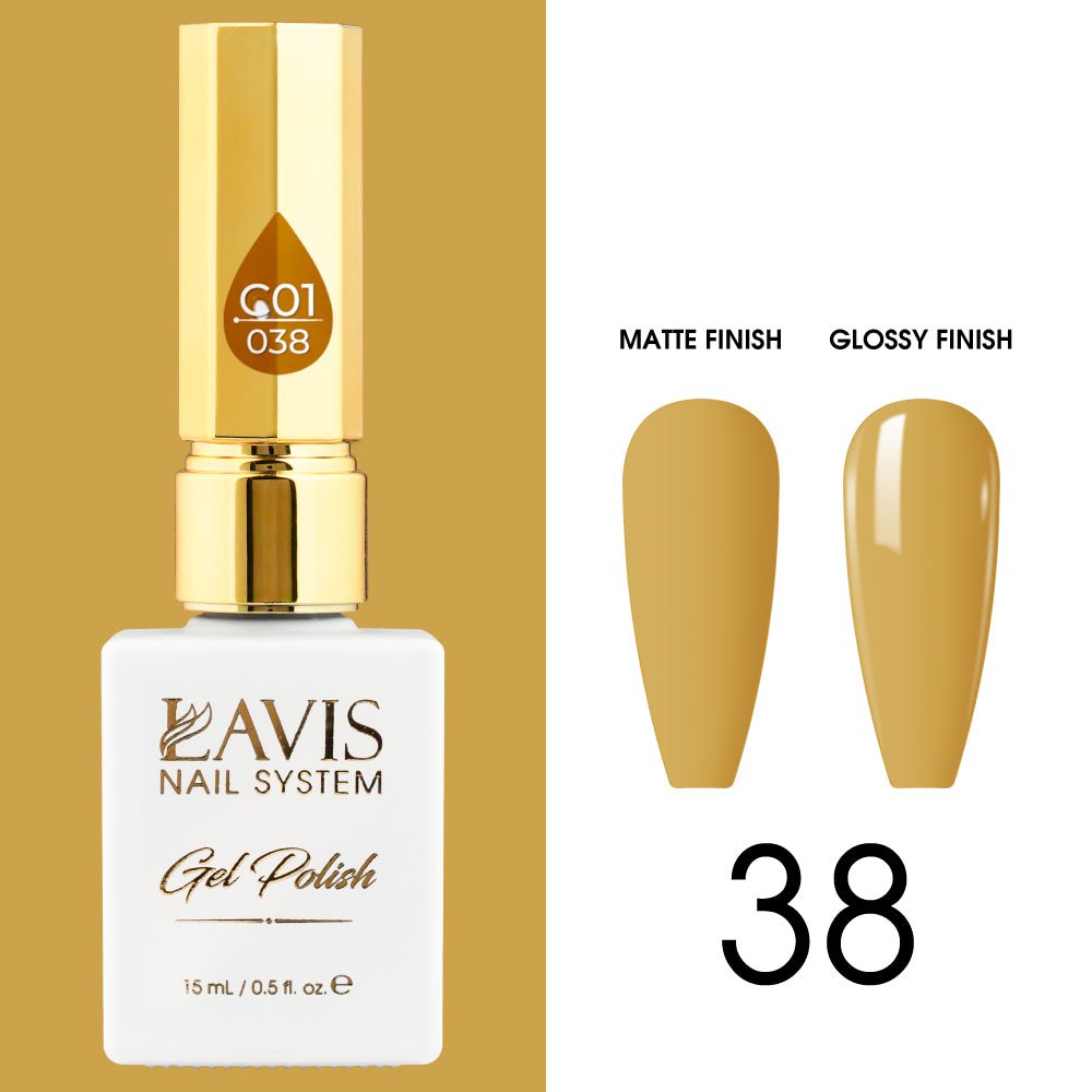 LAVIS C01 - 038 - Gel Polish 0.5 oz - Whimsical Collection - DTK Nail Supply