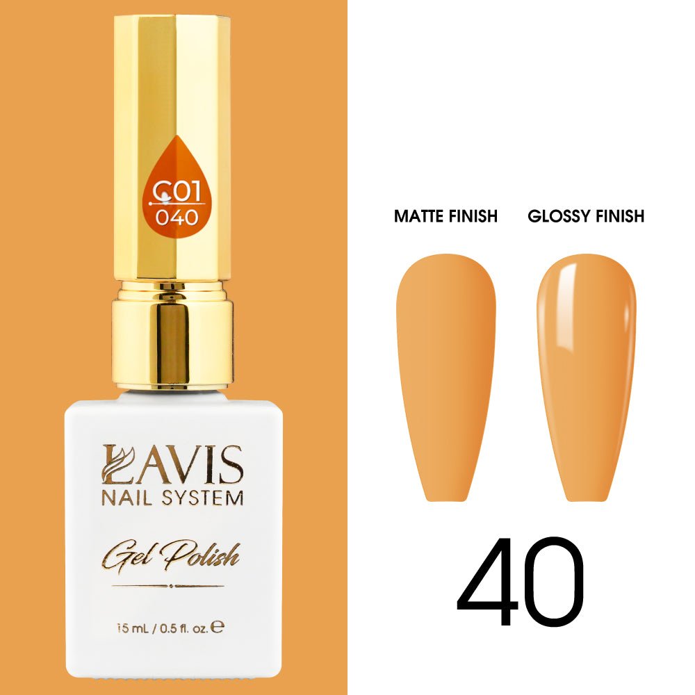 LAVIS C01 - 040 - Gel Polish 0.5 oz - Whimsical Collection - DTK Nail Supply