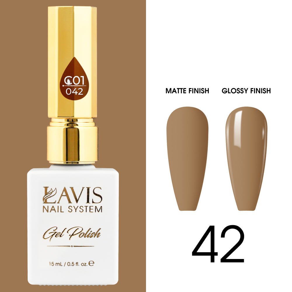 LAVIS C01 - 042 - Gel Polish 0.5 oz - Whimsical Collection - DTK Nail Supply