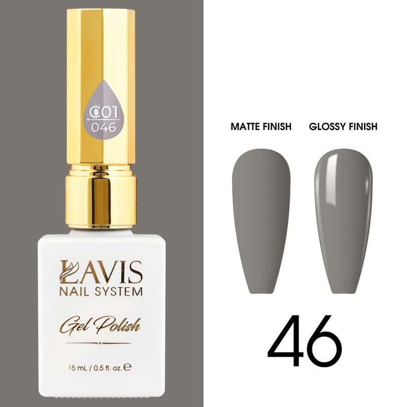 LAVIS C01 - 046 - Gel Polish 0.5 oz - Whimsical Collection - DTK Nail Supply