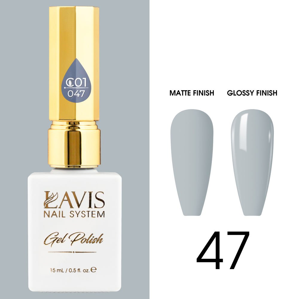 LAVIS C01 - 047 - Gel Polish 0.5 oz - Whimsical Collection - DTK Nail Supply