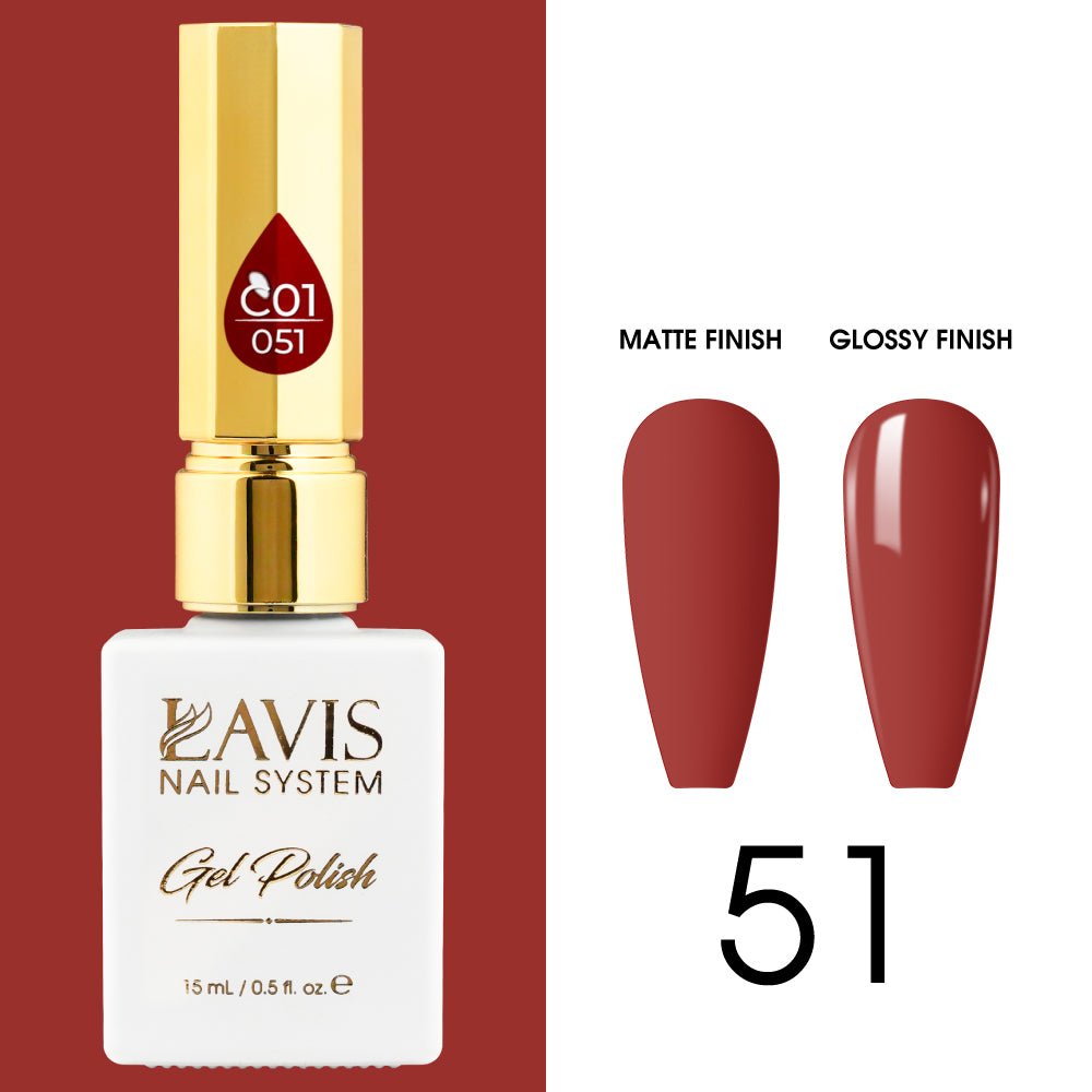 LAVIS C01 - 051 - Gel Polish 0.5 oz - Whimsical Collection - DTK Nail Supply