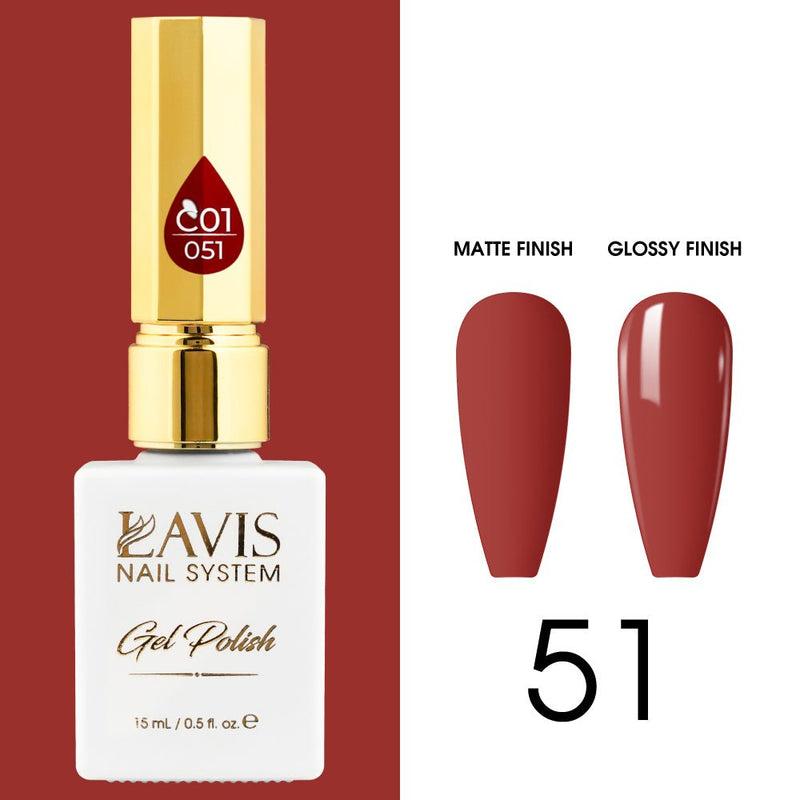 LAVIS C01 - 051 - Gel Polish 0.5 oz - Whimsical Collection - DTK Nail Supply
