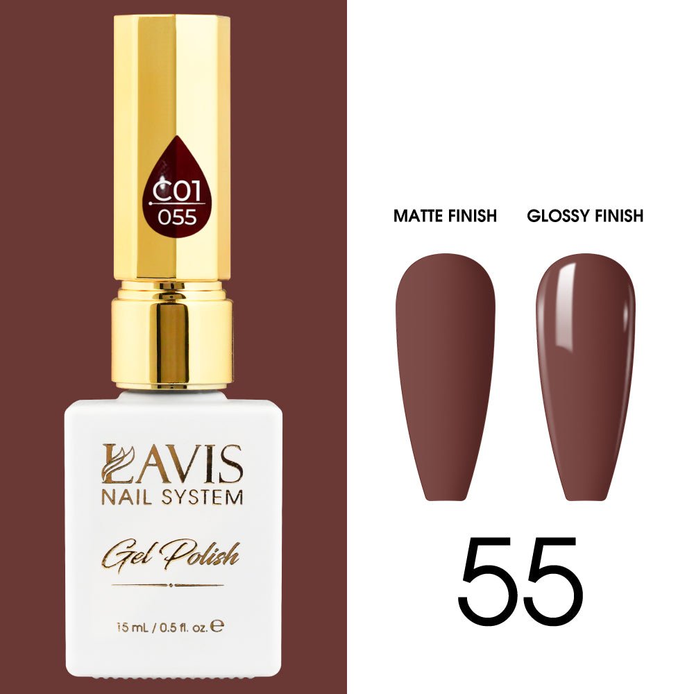 LAVIS C01 - 055 - Gel Polish 0.5 oz - Whimsical Collection - DTK Nail Supply