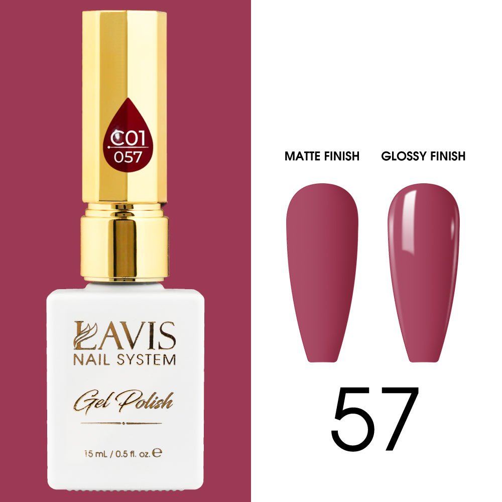 LAVIS C01 - 057 - Gel Polish 0.5 oz - Whimsical Collection - DTK Nail Supply