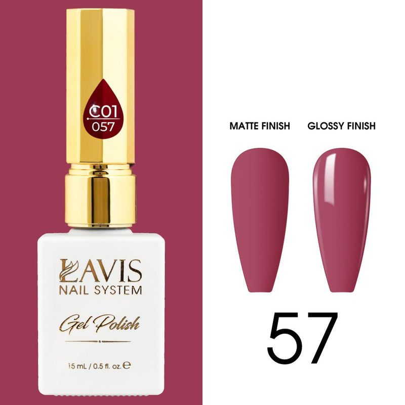 LAVIS C01 - 057 - Gel Polish 0.5 oz - Whimsical Collection - DTK Nail Supply