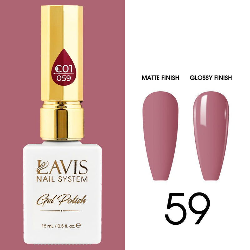 LAVIS C01 - 059 - Gel Polish 0.5 oz - Whimsical Collection - DTK Nail Supply