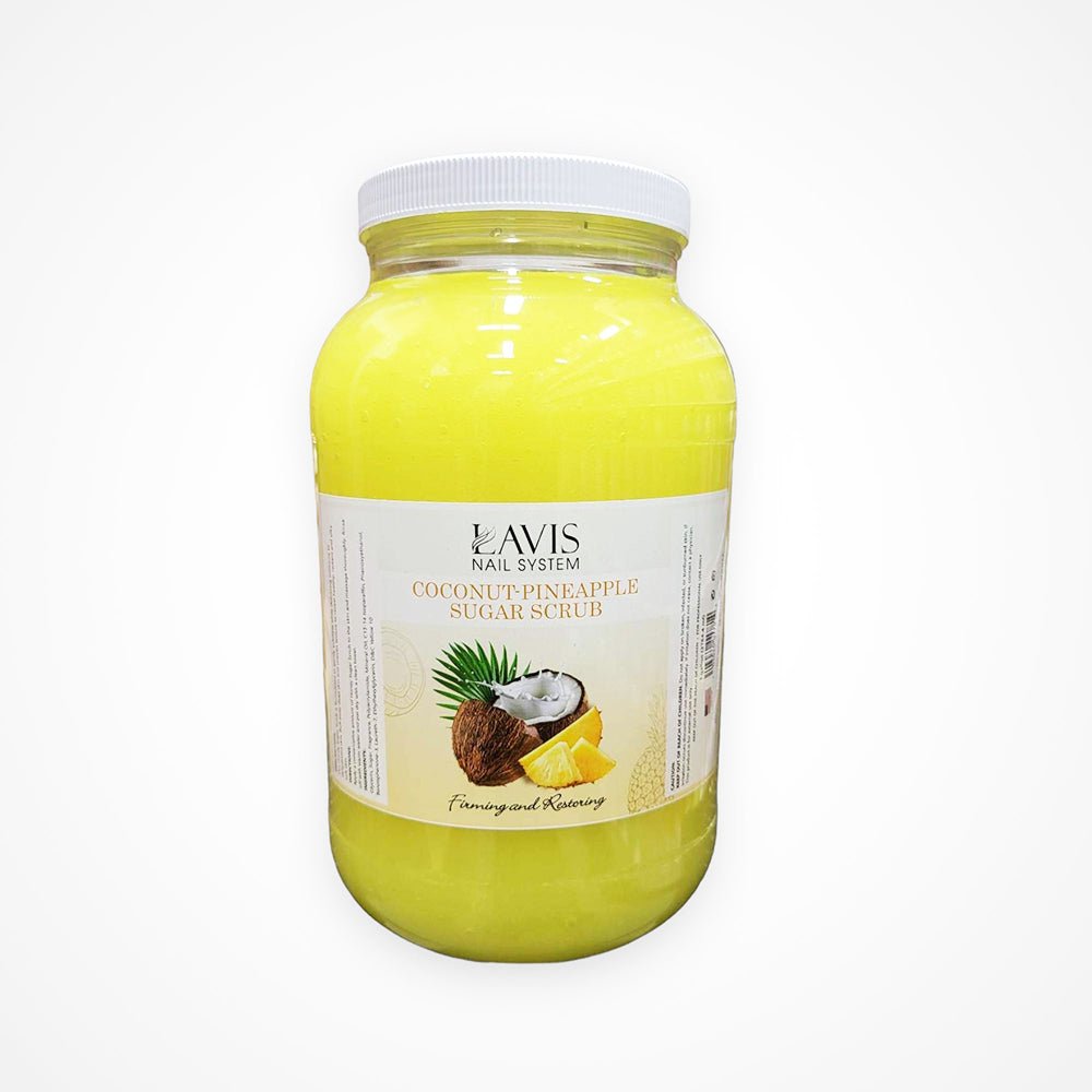 LAVIS - Coconut Pineapple - Sugar Scrub for Pedicure - 1Gallon - DTK Nail Supply