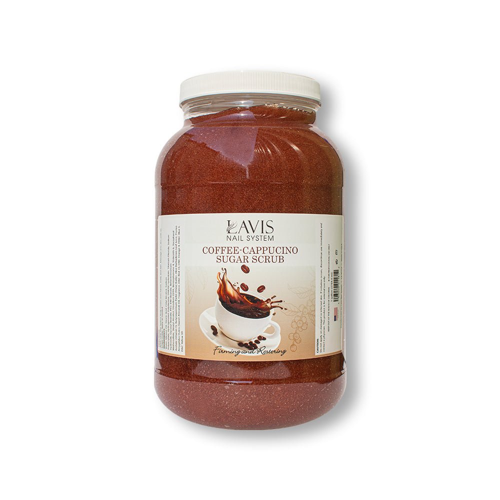 LAVIS - Coffee Cappucino - Sugar Scrub for Pedicure - 1Gallon - DTK Nail Supply