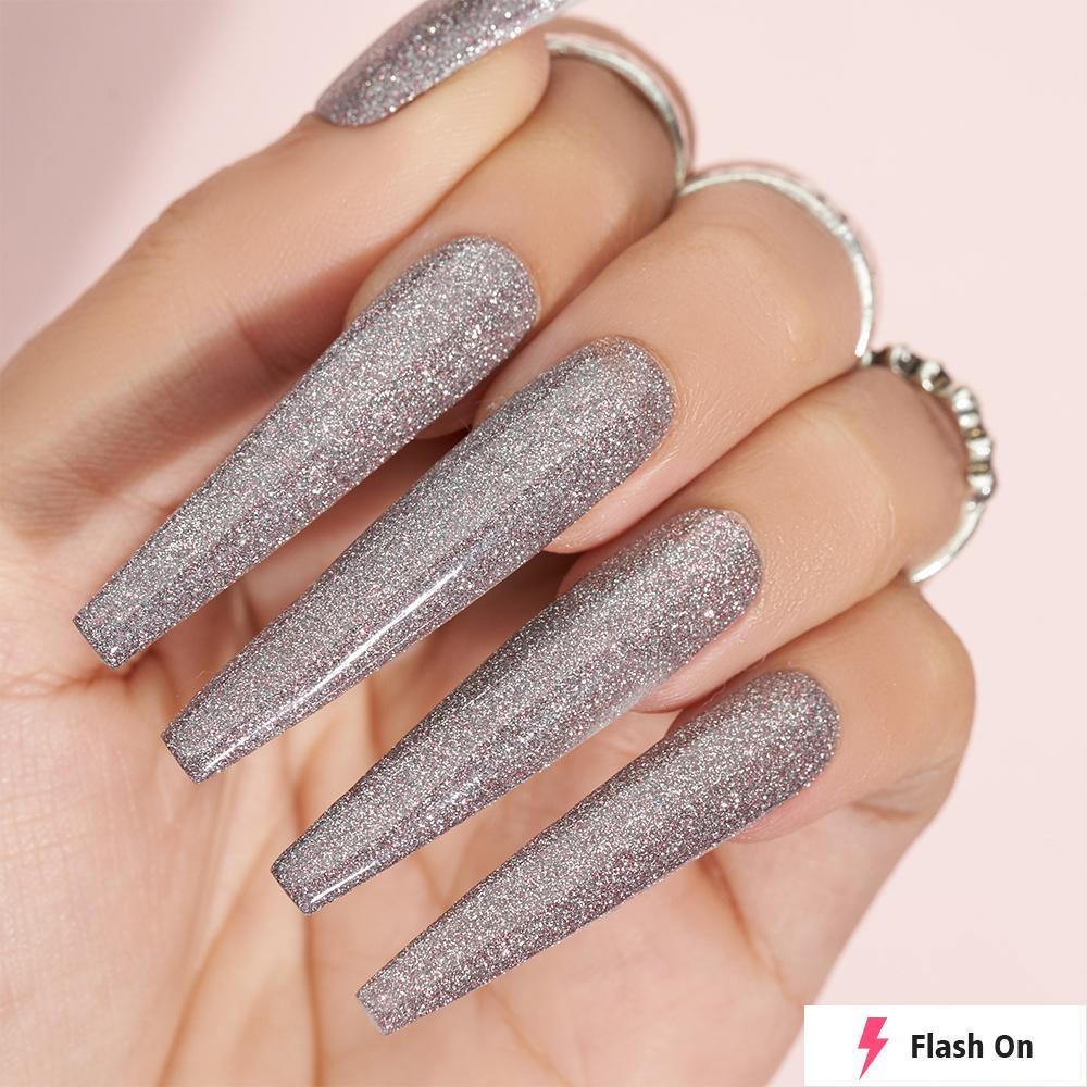 LAVIS Diamond Flash Glitter DF02 - Acrylic & Dip Powder 1.5 oz - DTK Nail Supply