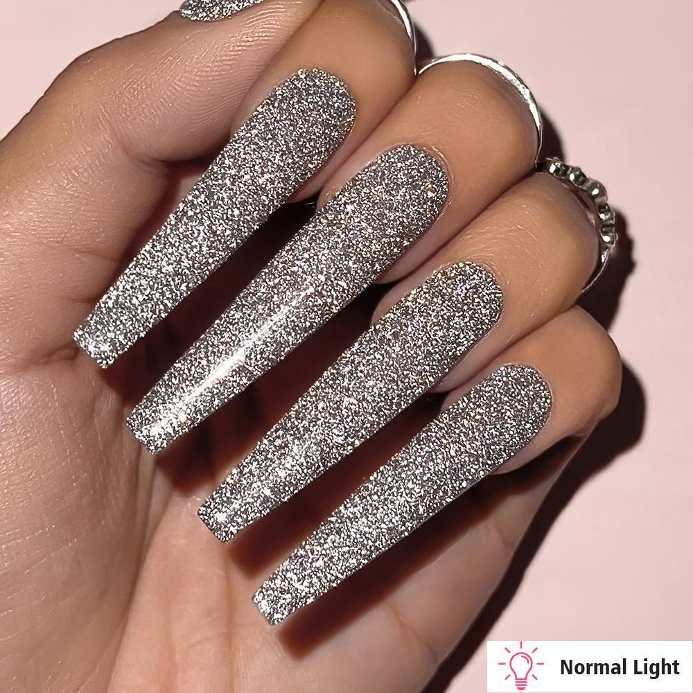 LAVIS Diamond Flash Glitter DF02 - Acrylic & Dip Powder 1.5 oz - DTK Nail Supply