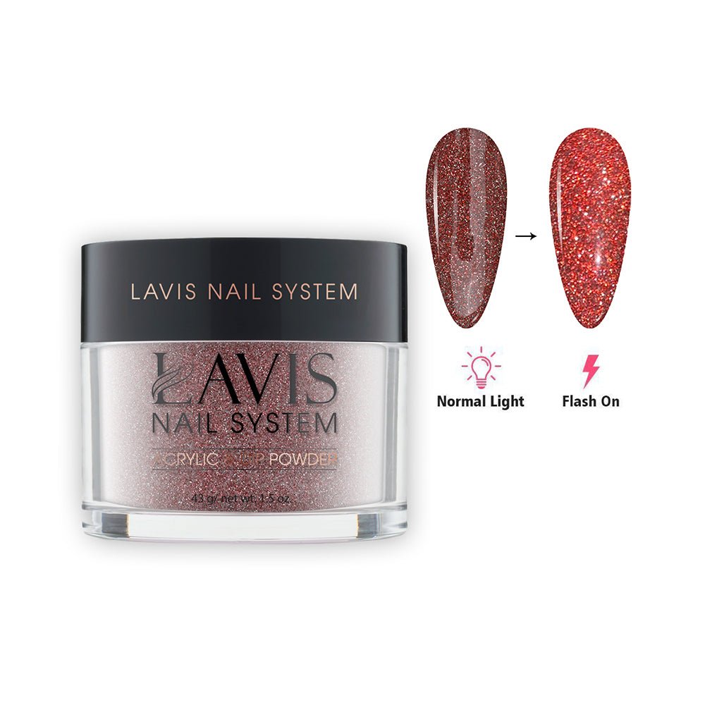 LAVIS Diamond Flash Glitter DF04 - Acrylic & Dip Powder 1.5 oz - DTK Nail Supply