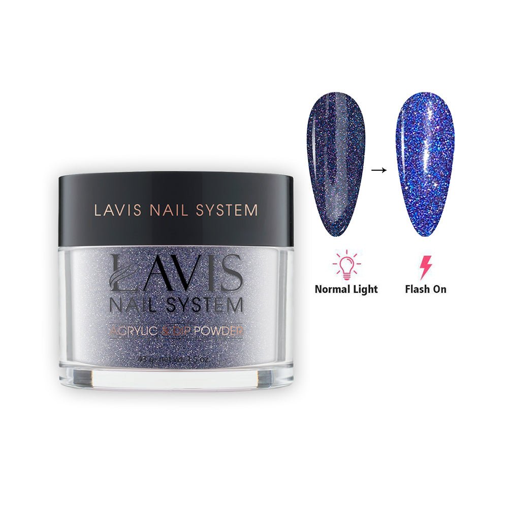 LAVIS Diamond Flash Glitter DF06 - Acrylic & Dip Powder 1.5 oz - DTK Nail Supply