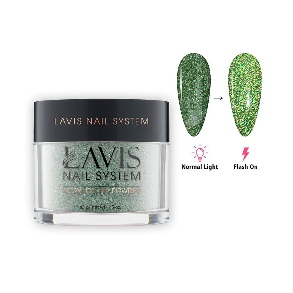 LAVIS Diamond Flash Glitter DF11 - Acrylic & Dip Powder 1.5 oz - DTK Nail Supply
