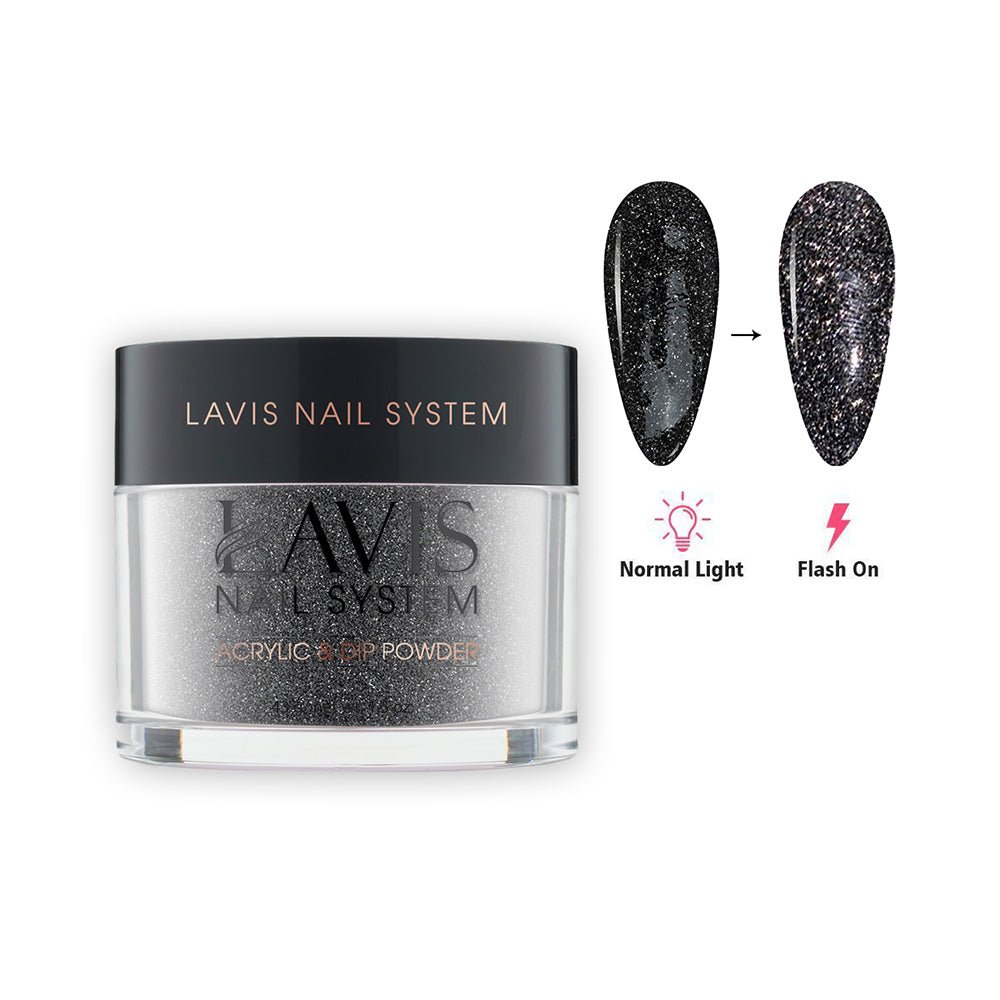 LAVIS Diamond Flash Glitter DF12 - Acrylic & Dip Powder 1.5 oz - DTK Nail Supply