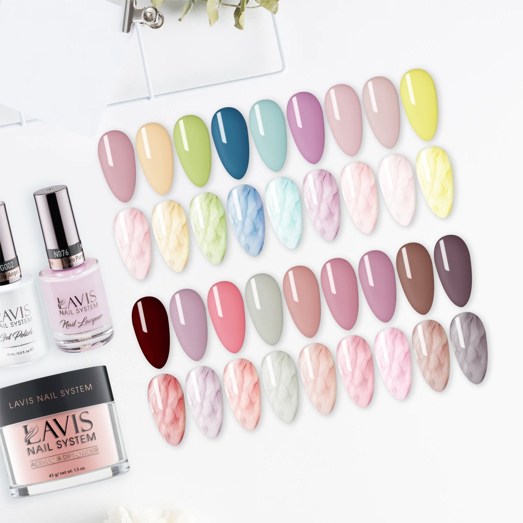 LAVIS Easter 3 - in - 1 Set (18 colors) - DTK Nail Supply