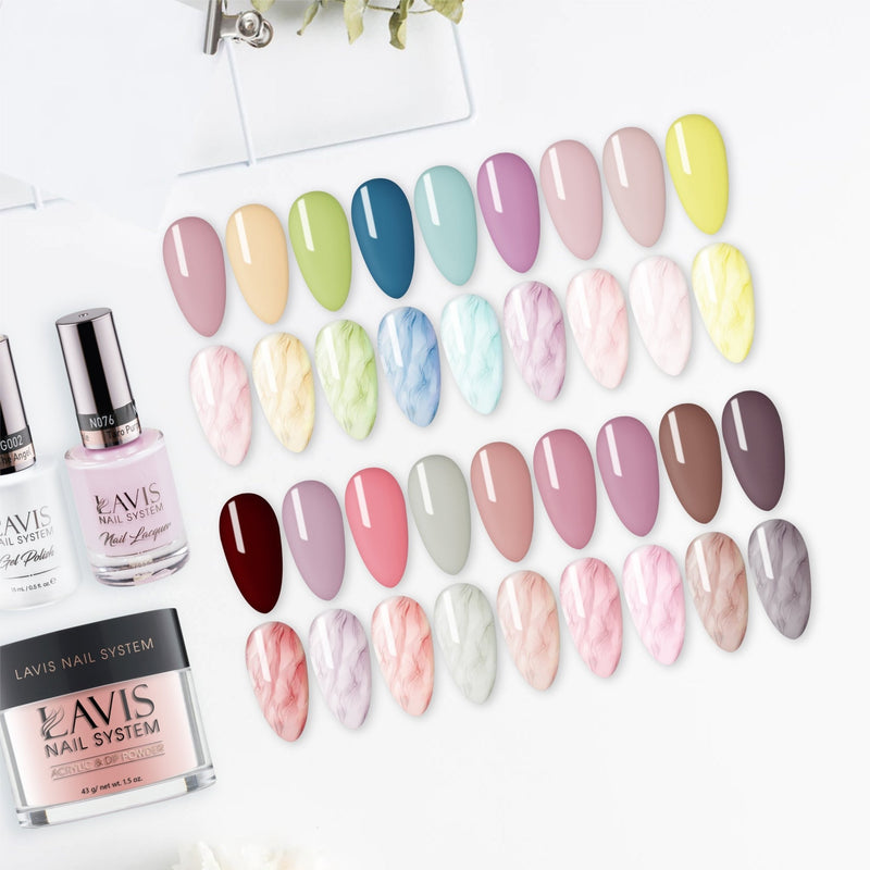 LAVIS Easter 3 - in - 1 Set (18 colors) - DTK Nail Supply