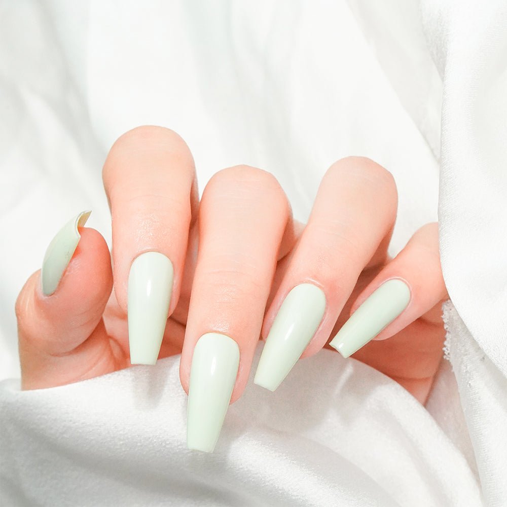 Lavis Gel Nail Polish Duo - 004 Smokey Green - DTK Nail Supply