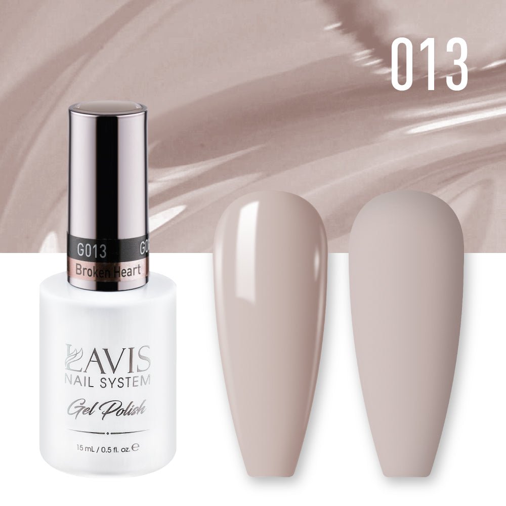 Lavis Gel Nail Polish Duo - 013 Broken Heart - DTK Nail Supply