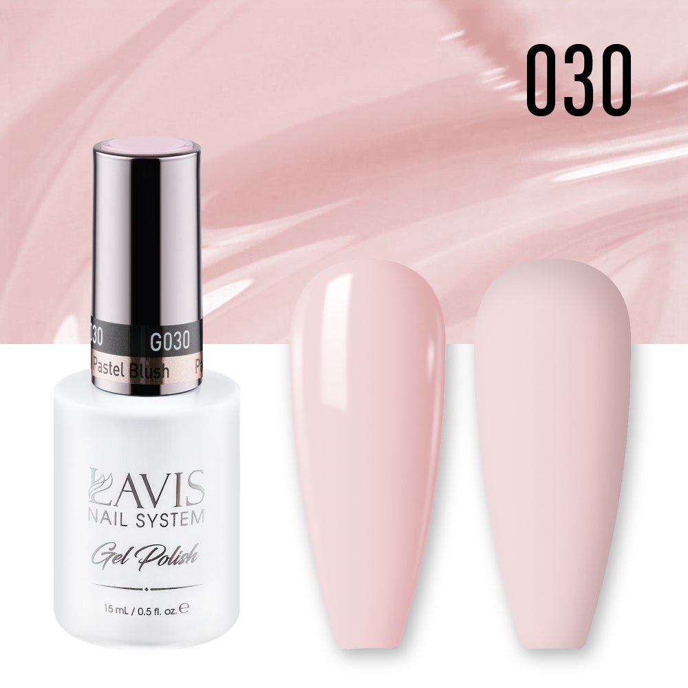 Lavis Gel Nail Polish Duo - 030 Pastel Blush - DTK Nail Supply