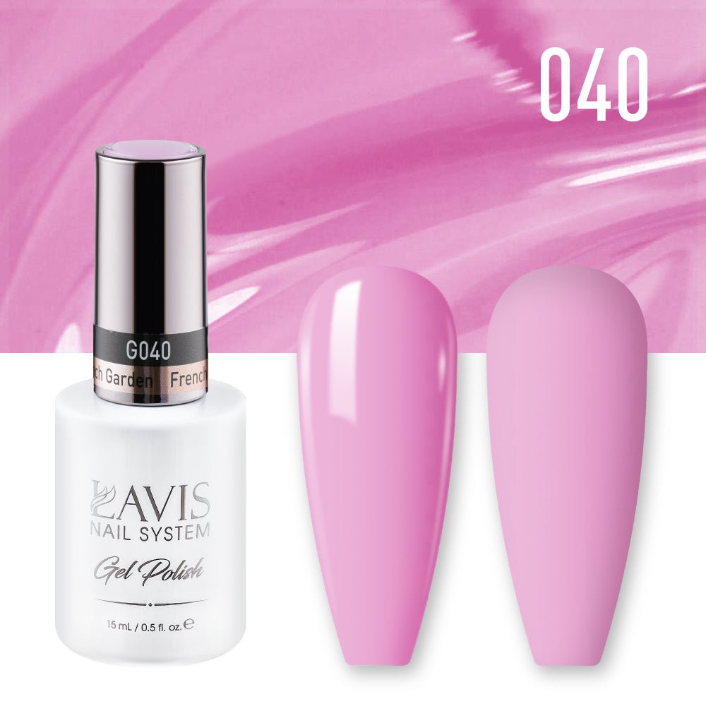 Lavis Gel Nail Polish Duo - 040 French Garden - DTK Nail Supply