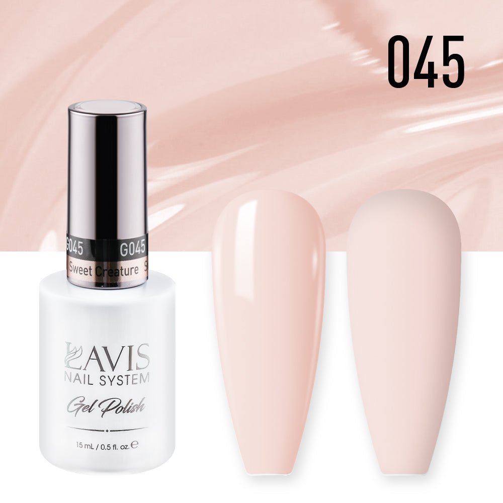 Lavis Gel Nail Polish Duo - 045 Sweet Creature - DTK Nail Supply