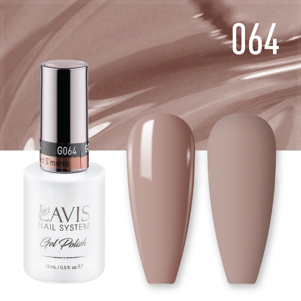 Lavis Gel Nail Polish Duo - 064 Perfect S'mores - DTK Nail Supply