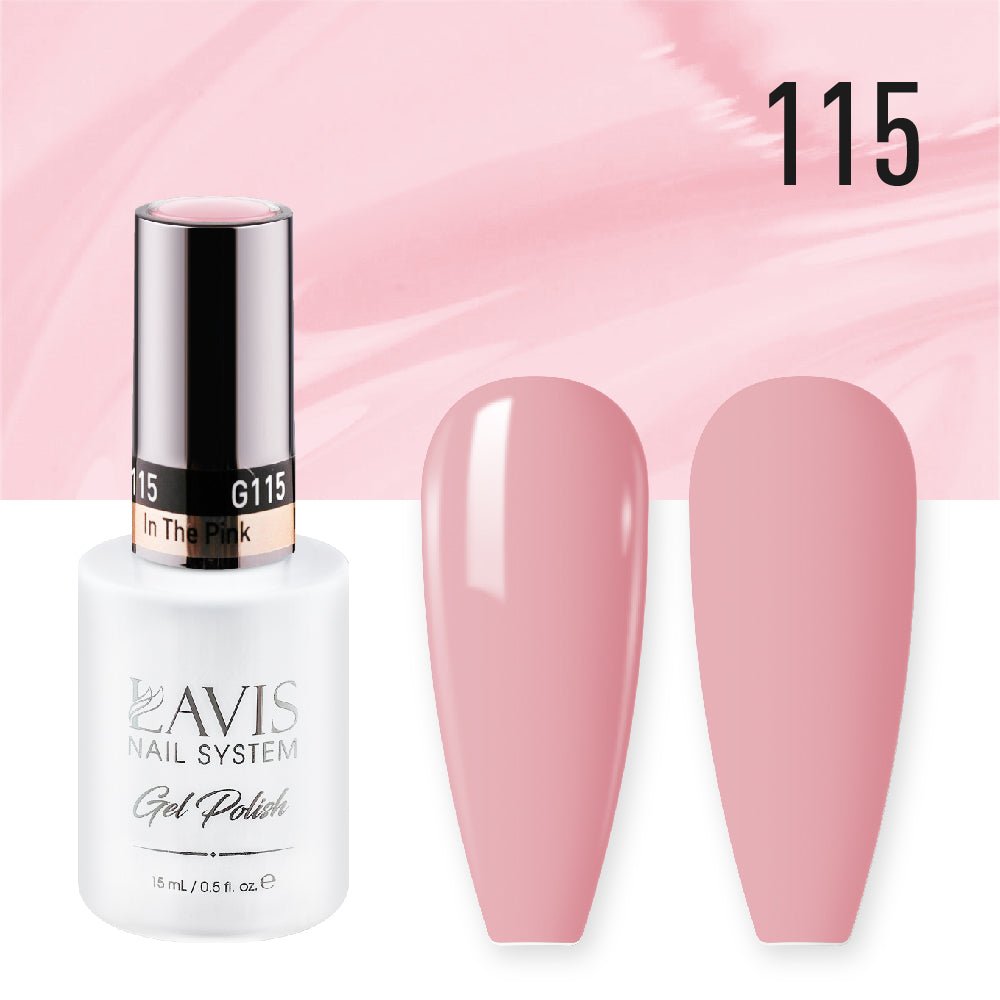 Lavis Gel Nail Polish Duo - 115 In The Pink - DTK Nail Supply